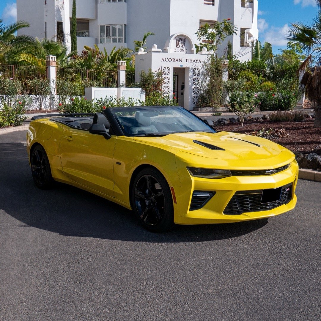 Chevrolet Camaro SS Yellow Tenerife Super Car Chevrolet Camaro SS Yellow Tenerife Super Car